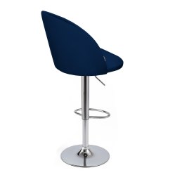 Hoker krzesło barowe obrotowe SILVER noga chrom MG16