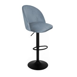 Hoker krzesło barowe obrotowe SILVER noga czarna BL06