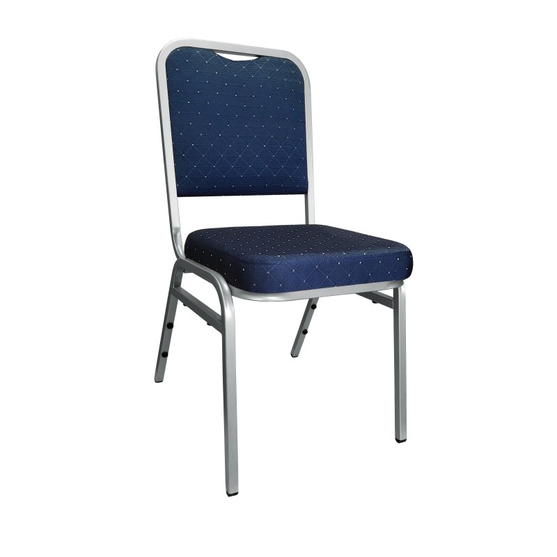 Krzesło Marco tkanina Dot stelaż metalowy