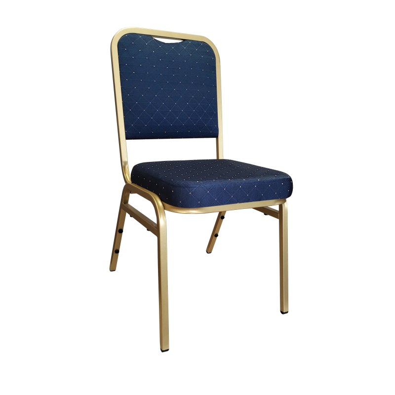 Krzesło Marco tkanina Dot bankietowe konferencyjne stelaż