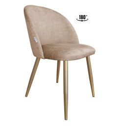 Krzesło obrotowe 180° Colin podstawa złota Vogue 3