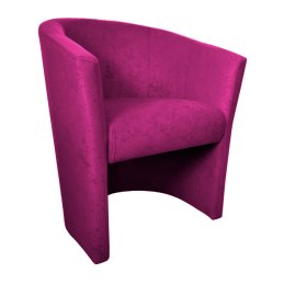 Fotel CLUB z podnóżkiem tkanina Mikrofaza – elegancja i styl