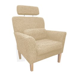 Fotel DENVER tkanina Rolf – elegancki z nogami venge