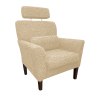Fotel DENVER tkanina Rolf – elegancki z nogami venge