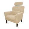 Fotel DENVER tkanina Rolf – elegancki z nogami venge