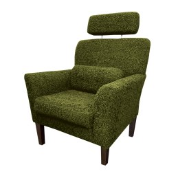 Fotel DENVER tkanina Rolf – elegancki z nogami venge