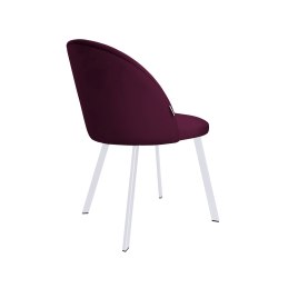 Krzesło Colin tkanina Welur noga metalowa