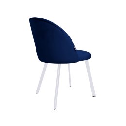 Krzesło Colin tkanina Welur noga metalowa