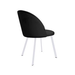 Krzesło Colin tkanina Welur noga metalowa