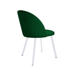 Krzesło Colin tkanina Welur noga metalowa