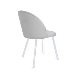 Krzesło Colin tkanina Welur noga metalowa