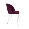 Krzesło Colin tkanina Welur noga metalowa