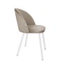 Krzesło Colin tkanina Welur noga metalowa