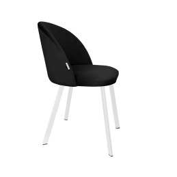 Krzesło Colin tkanina Welur noga metalowa