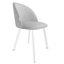 Krzesło Colin tkanina Welur noga metalowa