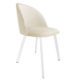 Krzesło Colin tkanina Welur noga metalowa