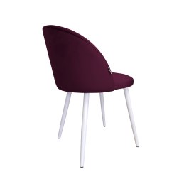 Krzesło Colin tkanina Welur noga metalowa