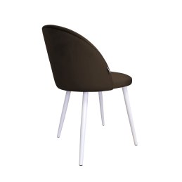 Krzesło Colin tkanina Welur noga metalowa