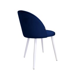 Krzesło Colin tkanina Welur noga metalowa