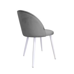 Krzesło Colin tkanina Welur noga metalowa