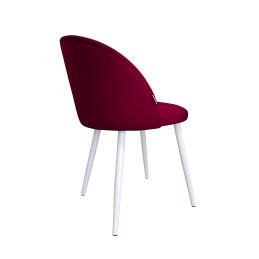 Krzesło Colin tkanina Welur noga metalowa