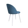 Krzesło Colin tkanina Welur noga metalowa