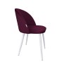 Krzesło Colin tkanina Welur noga metalowa