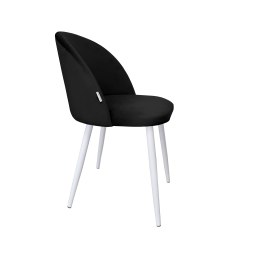 Krzesło Colin tkanina Welur noga metalowa