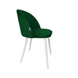 Krzesło Colin tkanina Welur noga metalowa