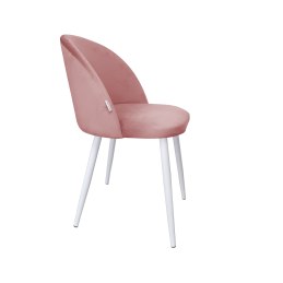 Krzesło Colin tkanina Welur noga metalowa