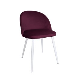 Krzesło Colin tkanina Welur noga metalowa