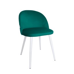 Krzesło Colin tkanina Welur noga metalowa