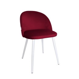 Krzesło Colin tkanina Welur noga metalowa