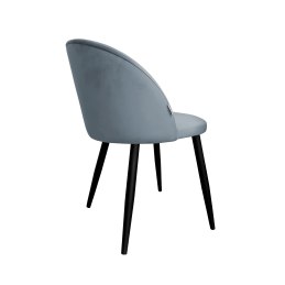 Krzesło Colin tkanina Welur noga metalowa