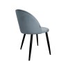 Krzesło Colin tkanina Welur noga metalowa