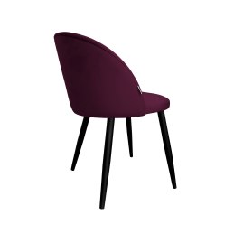 Krzesło Colin tkanina Welur noga metalowa
