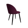 Krzesło Colin tkanina Welur noga metalowa