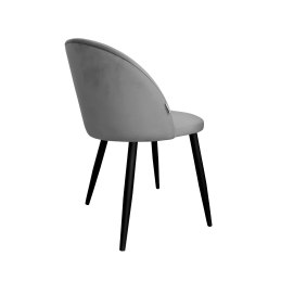 Krzesło Colin tkanina Welur noga metalowa
