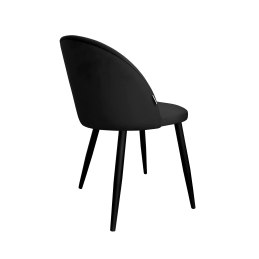 Krzesło Colin tkanina Welur noga metalowa