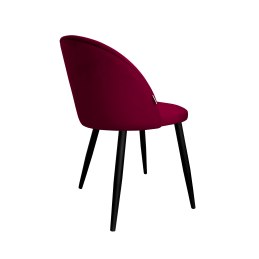 Krzesło Colin tkanina Welur noga metalowa