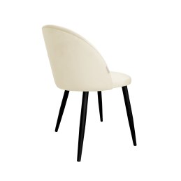 Krzesło Colin tkanina Welur noga metalowa