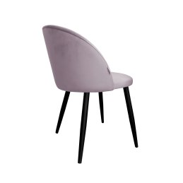 Krzesło Colin tkanina Welur noga metalowa