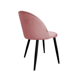 Krzesło Colin tkanina Welur noga metalowa