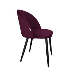 Krzesło Colin tkanina Welur noga metalowa
