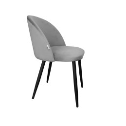 Krzesło Colin tkanina Welur noga metalowa