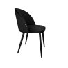 Krzesło Colin tkanina Welur noga metalowa