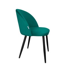 Krzesło Colin tkanina Welur noga metalowa