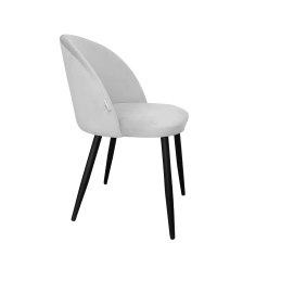 Krzesło Colin tkanina Welur noga metalowa