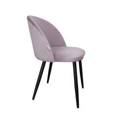 Krzesło Colin tkanina Welur noga metalowa