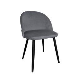 Krzesło Colin tkanina Welur noga metalowa